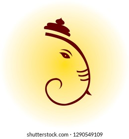 Lord Ganesha Vector Stock Vector (Royalty Free) 1290549109 | Shutterstock