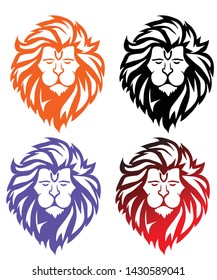 Lord hanuman four color vector design.
