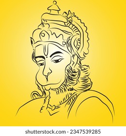 Lord Hanuman, a powerful Hindu deity from Ramayana, is revered for his traits of love, devotion, and humility, and is an inspiration to many in India