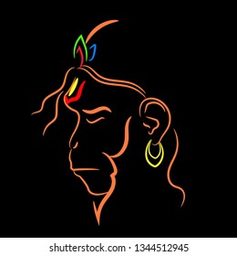 Download Gambar Hanuman Wallpaper Hd Black terbaru 2020