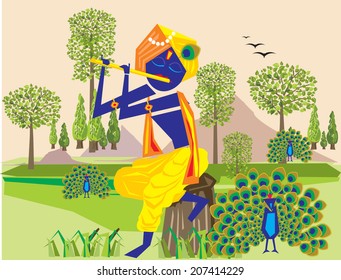 Lord Krishna flute 3
