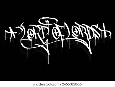 LORD OF LORDS graffiti tag style design