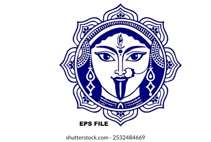 Lord maa kali vetor, clipart e arquivo Eps graphic.eps