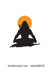 Lord Mahadev Vector Graphic Design.