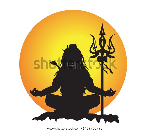 Lord Mahadev Vector Graphic Design Stock Vector (Royalty Free ...