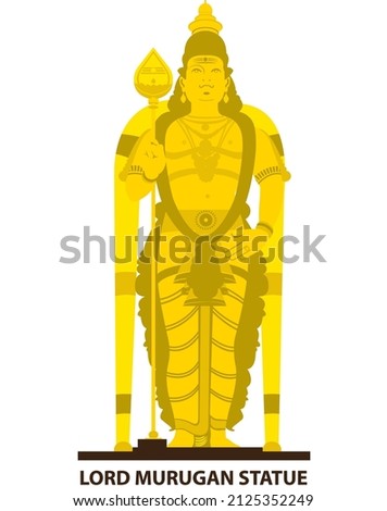 Lord Murugan Statue at Batu Caves, Selangor, Malaysia