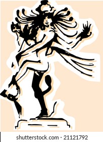 Lord Natraja statue 	
