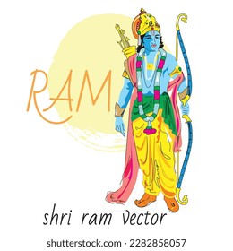 Lord Ram Vector Art, Graphics and Stock Illustrations