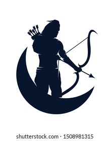 Lord ram vector graphic design.