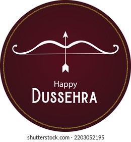 Lord Rama Happy Dussehra Navratri Festival Celebration India Holiday Background
