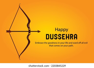 Lord Rama Happy Dussehra Navratri Festival Celebration India Holiday Background