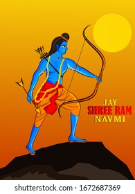 Lord Rama illustration in vector image