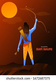 Lord Rama illustration in vector image