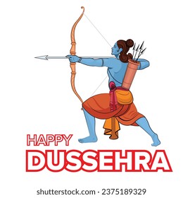 Lord Rama killing Ravana in the Dussehra Navratri festival