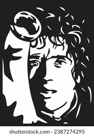 lord of the rings frodo vector svg