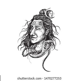 Lord Shiva Sketches Images Stock Photos Vectors