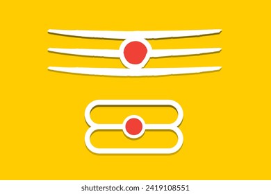 lord shiva forehead symbol , tilak vector
