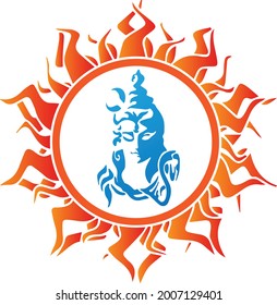 
Lord Shiva Logo, Vector Design Logo