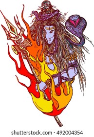 Lord Shiva : Shiva (Sanskrit: Auspicious One) is one of the main deities of Hinduism that is worshiped as the paramount lord by the Shaivaite sects of India.