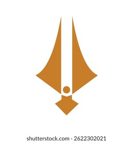 Lord Vishnu tilak vector icon. Lord venkatesha (vishnu) tilak symbol.