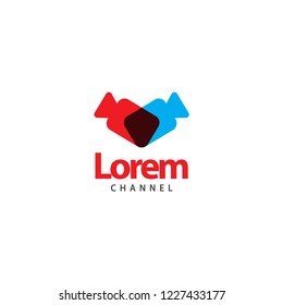 Lorem Chanel Logo Vector Template Design Illustration