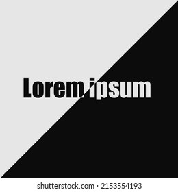 Lorem Ipsum Abstract simple Template lettering paper