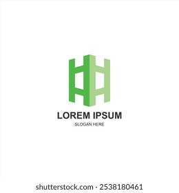 logotipo lorem ipsum um ícone inicial com ilustração de vetor criativo