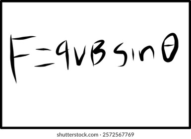 Lorentz force physics formula for conducting wire