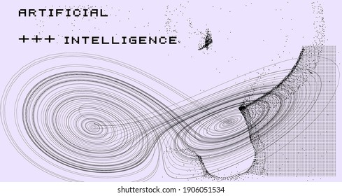 Lorenz Attractor, 3d Visualization Of The Graph.