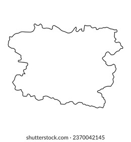 Lori province map, administrative division of Armenia.