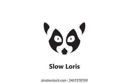 Loris logo design with black color