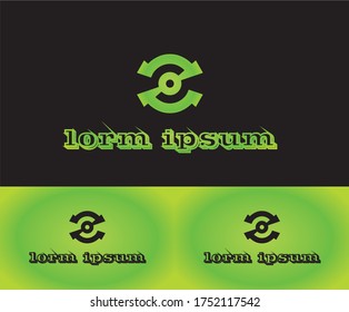  lorm ipsum vector in green