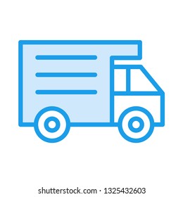 Lorry delivery truck.  