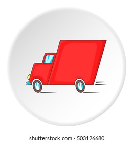 Lorry icon. Isometric illustration of lorry vector icon for web