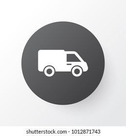 Lorry icon symbol. Premium quality isolated truck element in trendy style.