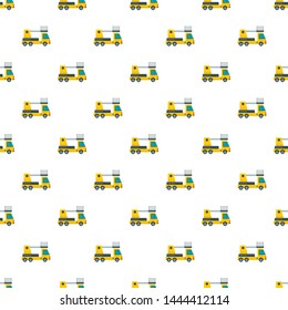Lorry platform pattern seamless vector repeat for any web design