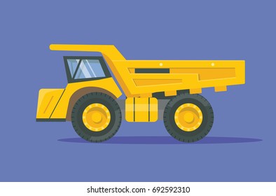 Lorry for transporting. Vector clip art