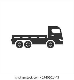 Lorry truck icon, Vector graphics