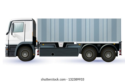 lorry or truck to place your concept. vector design