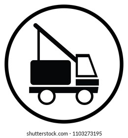 lorry vector icon