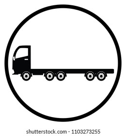 lorry vector icon