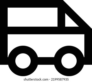 lorry Vector illustration on a transparent background.Premium quality symmbols.Stroke vector icons for concept and graphic design.