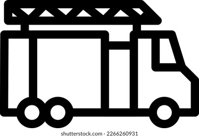 lorry  Vector illustration on a transparent background. Premium quality symmbols. Thin line vector icons for concept and graphic design. 
