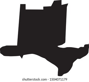 los alamos County Map in New Mexico State