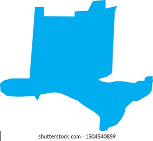 los alamos County Map in New Mexico State