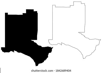 Los Alamos County, New Mexico (U.S. county, United States of America, USA, U.S., US) map vector illustration, scribble sketch Los Alamos map