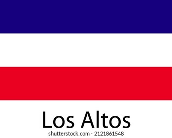 LOS ALTOS FLAG DESIGN FOR SOCIAL MEDIA AND PRINT MEDIA.