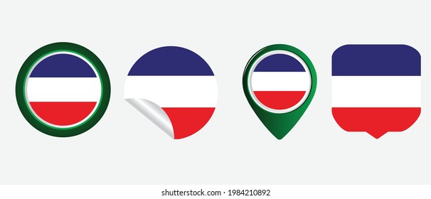 Los Altos flag. flat icon symbol vector illustration