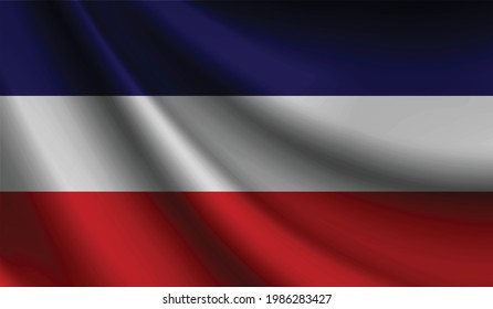 Los Altos flag waving. background for patriotic and national design. vector illustration  