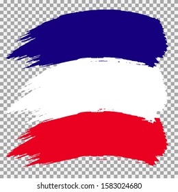 Los Altos national flag brush vector on transparent background.